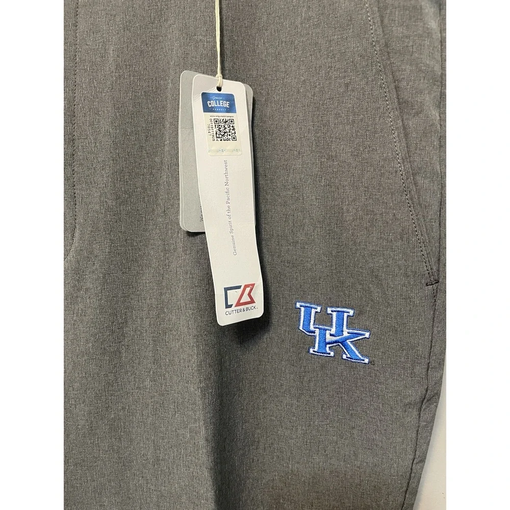 University Of Kentucky Gray Dress Pants By Cutter And Buck 38 X 32Nwt